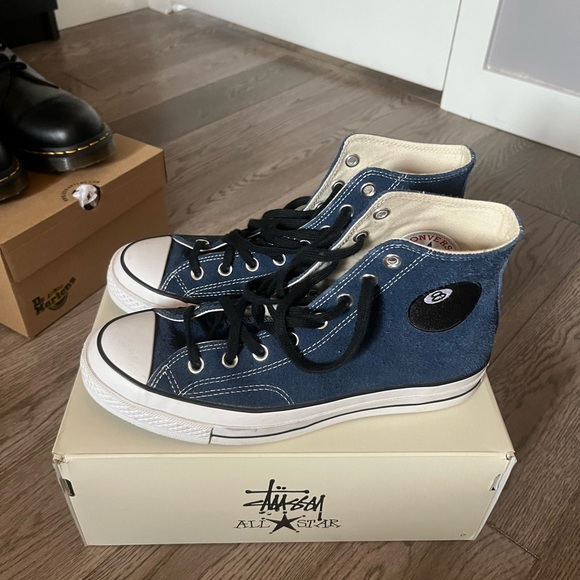 Converse Chuck All Stars-Stussy Collab. Worn maybe twice- excellent condition - Picture 3 of 3
